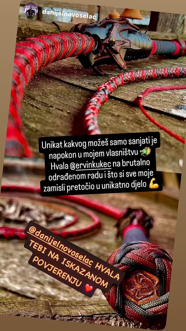 @danijelnovoselac: Unikat kakvog možeš samo sanjati je napokon u mojem vlasništvu. Hvala na brutalno odrađenom radu i što si sve moje zamisli pretočio u unikatno djelo.
